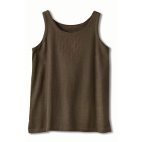 Anju Textured Cotton Tank - Walnut Anju Textured Cotton Tank - Walnut