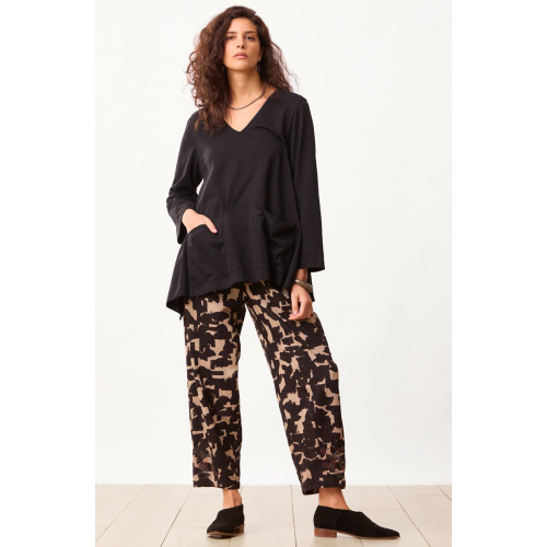 Agra Barrel-Leg Pant - Black/Cement Agra Barrel-Leg Pant - Black/Cement