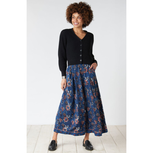 Natural Dye Gaucho Pant - Indigo Natural Dye Gaucho Pant - Indigo