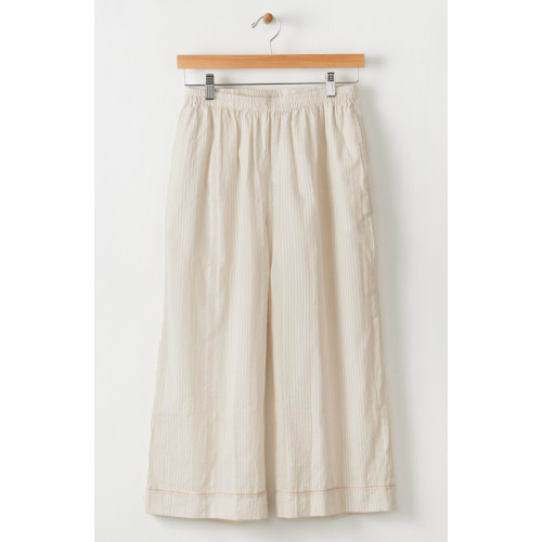 Voile Lightweight Pull-On Layering Culottes - Fleur de sel Voile Lightweight Pull-On Layering Culottes - Fleur de sel